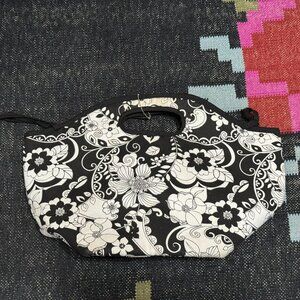 Fit & Fresh™ Insulated Lunch Tote Bag, Floral Black & White